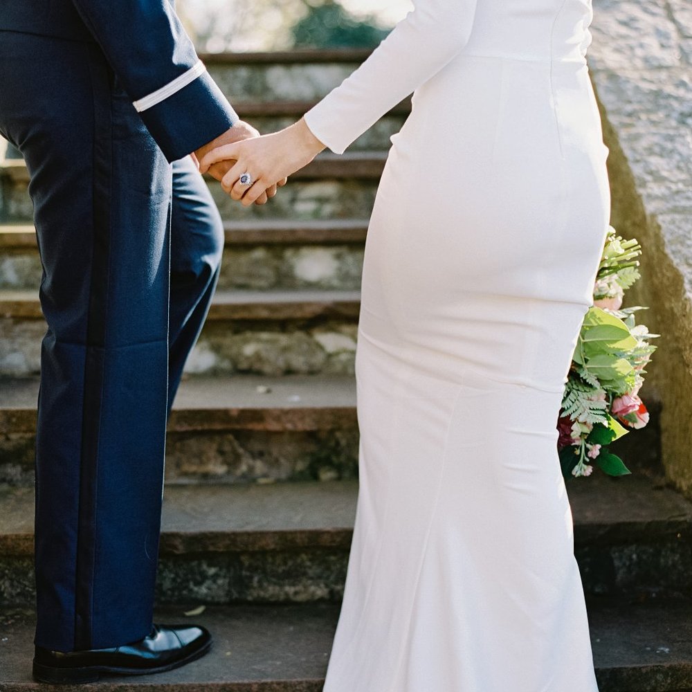 Stella McCartney White Long-Sleeve Wedding Dress